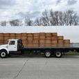2000 International 4900 25 Foot Roll-Off Flat Deck Tow Truck Manual Diesel Air B thumbnail image 6