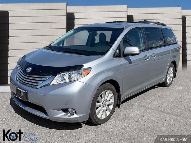 2014 Toyota Sienna LIMITED AWD LEATHER! SUNROOF! BACKUP CAMERA! ONE OWNER! image 1