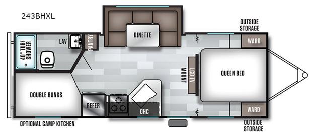 Used 2019 Forest River RV Salem Cruise Lite 243BHXL image 5