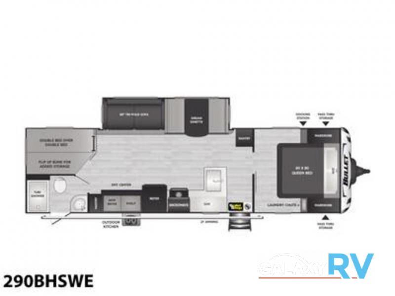 Used 2022 Keystone RV Bullet 290BHSWE display photo