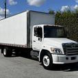 2021 Hino 338 24 Foot Cube Van Diesel with Power Tailgate thumbnail image 1