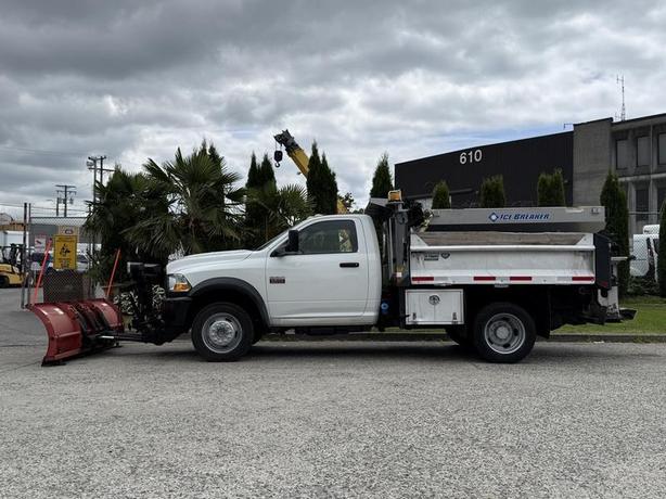 2012 Dodge Ram 5500 Regular Cab Cummins Diesel 4WD Dump Box with Western Plow an image 6
