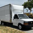 2020 Chevrolet Express G4500 16 Foot Cube Van with Aluminum Ramp thumbnail image 1