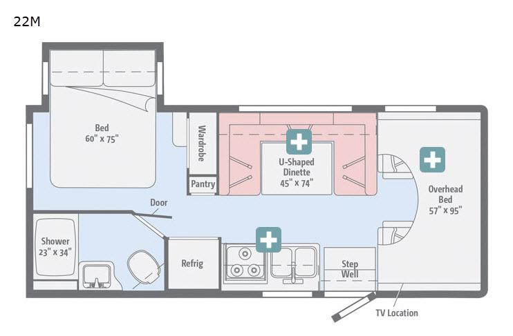 Used 2018 Winnebago Spirit 22M display photo