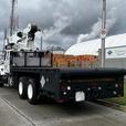 2008 International 7500 20 Foot Flatdeck with National Crane With Air Brakes thumbnail image 8