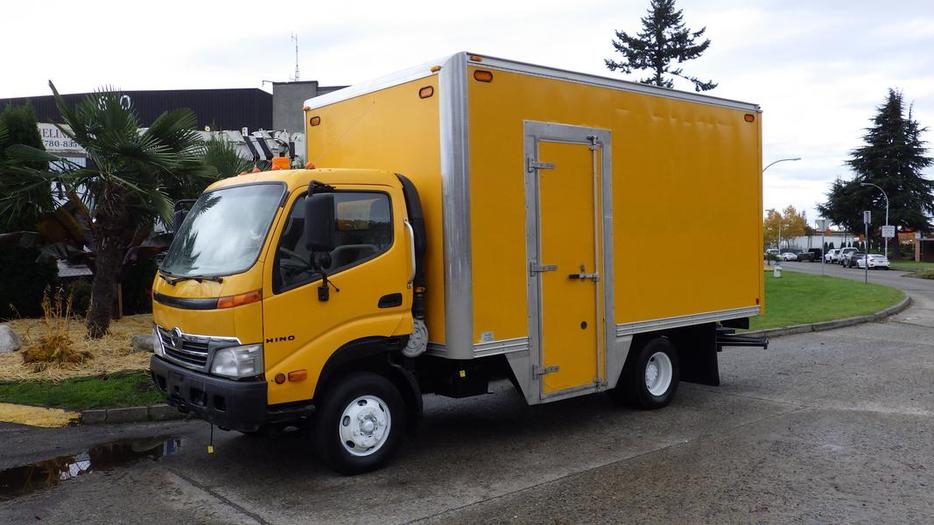 2009 Hino 145 14 Foot Cube Van 3 Seater Diesel display photo