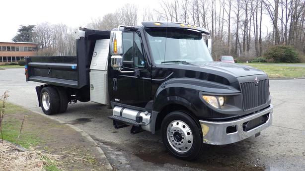 2012 International TerraStar Dump Truck Diesel Dually Hydraulic Brakes image 1
