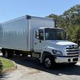 2020 Hino 268 24-Foot Diesel Cube Van with Power Tail Gate thumbnail image