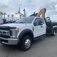 2017 Ford F-550 SuperCab 4WD Flat Deck With Crane thumbnail image