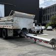 2013 K-Line 16 Foot Steel Tandem Pony 17 Ton Dump Trailer with Air Weigh thumbnail image