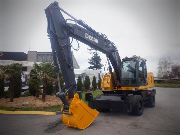 2014 John Deere 190D W Mobile Excavator image 2