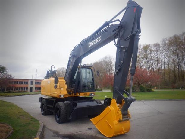 2014 John Deere 190D W Mobile Excavator image 4