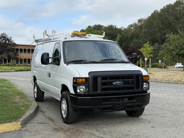 2013 Ford Econoline E-350 Super Duty Cargo Van with Shelving & Ladder Rack image 2