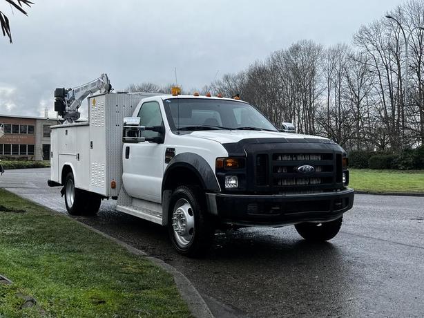 2009 Ford F-550 Service Truck With Crane  2WD Diesel image 1
