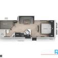 Used 2022 Forest River RV Cherokee Grey Wolf 23DBH thumbnail image 2