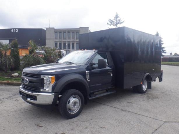 2017 Ford F-550 12 Foot Armoured Cube Truck With Bullet-Proof Glass And Power Ta image 1