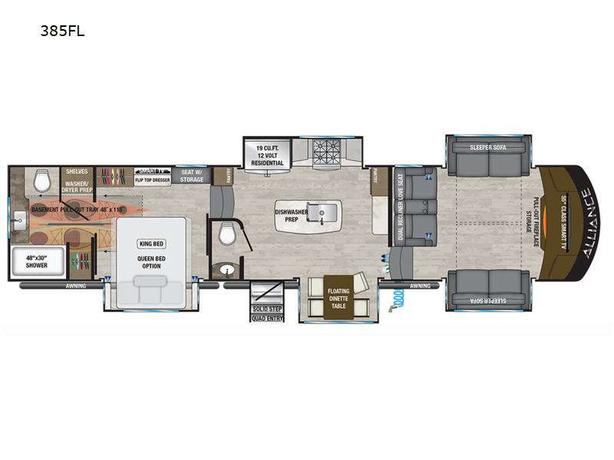 Used 2023 Alliance RV Paradigm 385FL image 2