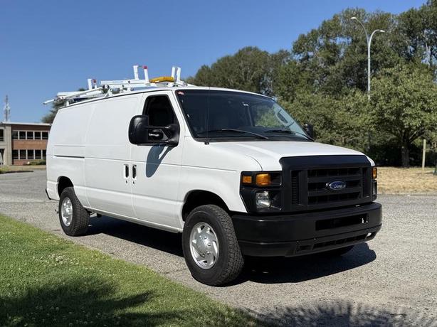 2011 Ford Econoline E-350 Super Duty Cargo Van with Shelving & Ladder Rack image 1