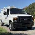 2011 Ford Econoline E-350 Super Duty Cargo Van with Shelving & Ladder Rack thumbnail image 2