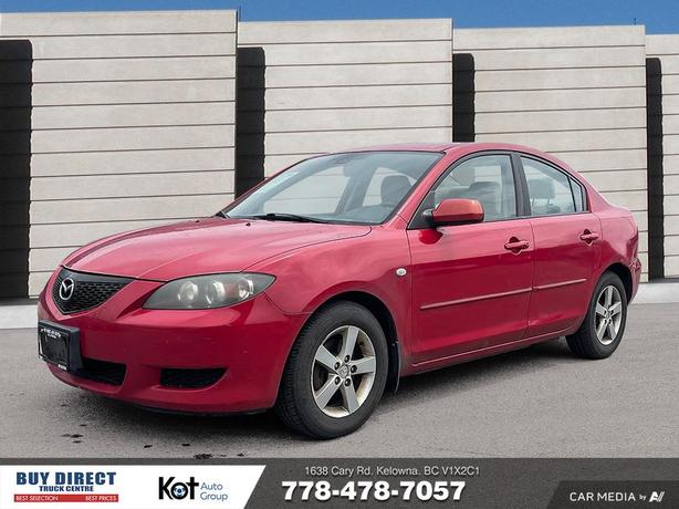 2004 Mazda3 GS AUTO, FABRIC SEATS, AFTER MARKET STEREO, AUTO WINDOWS, FWD, TAN I image 1