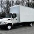 2006 Hino 268 Curtain Side 18 Foot Cube Van  With Power Tailgate 3 Seater Diesel thumbnail image 5