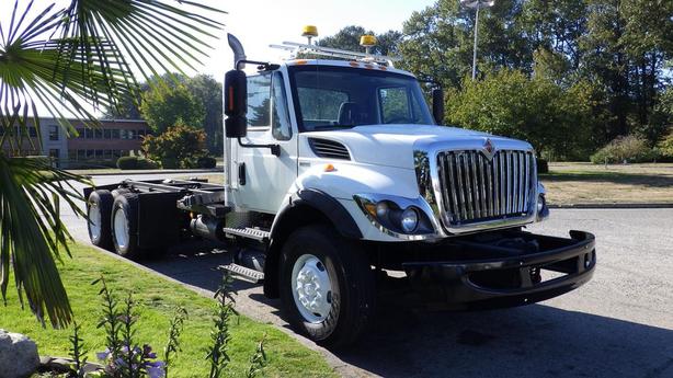 2012 International Work Star 7400 Cab & Chassis Former Dump Truck Air Brakes Die image 1