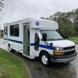 2015 Chevrolet Express G4500 11 Passenger Wheelchair Accessible Shuttle Bus thumbnail image 2