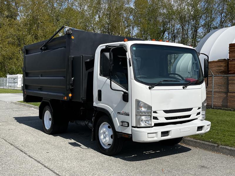 2016 Isuzu NPR 10 Foot Dump Truck V8 Gas Engine display photo