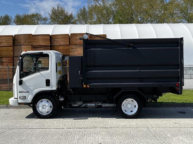 2016 Isuzu NPR 10 Foot Dump Truck V8 Gas Engine image 3