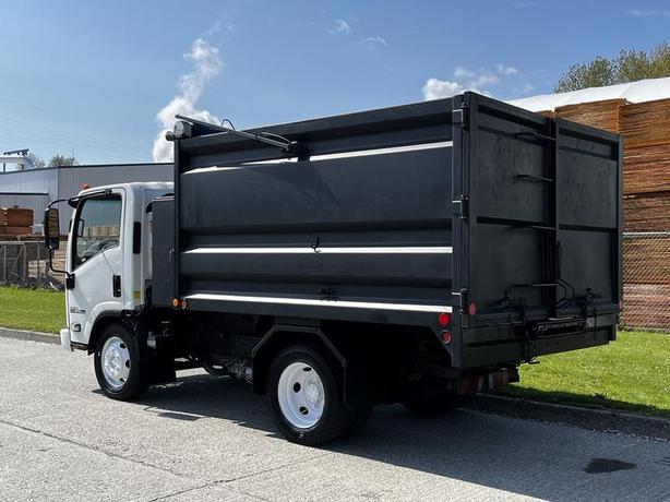 2016 Isuzu NPR 10 Foot Dump Truck V8 Gas Engine image 4