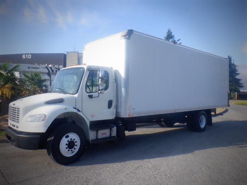 2016 Freightliner M2 106 Medium Duty 24 foot Cube Van Diesel Dually With Air Bra display photo