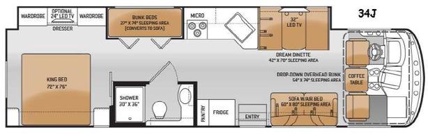 Used 2015 Thor Motor Coach Windsport 34J image 2