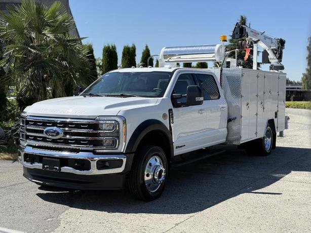 2024 Ford F-550 Super Duty Lariat SuperCrew 4x4 Powerstroke Diesel Service Truck image 4