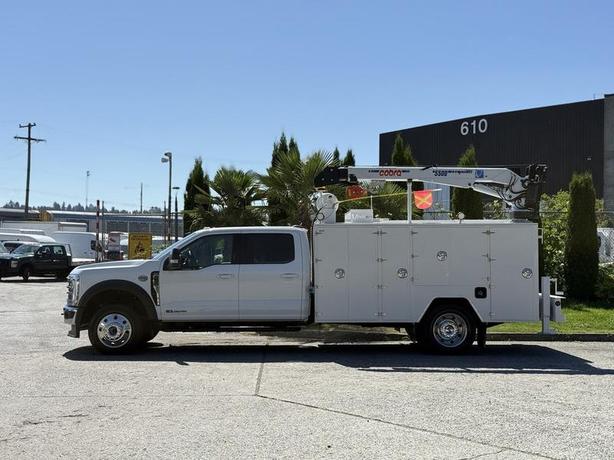 2024 Ford F-550 Super Duty Lariat SuperCrew 4x4 Powerstroke Diesel Service Truck image 6