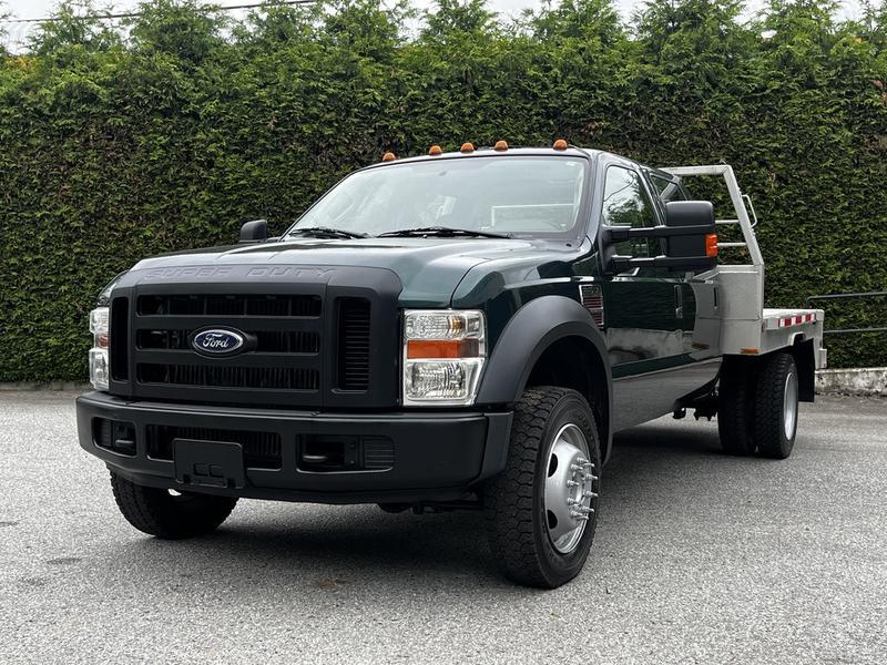 2008 Ford F-550 Powerstroke Diesel SuperCab 10 Foot Flatdeck 4WD display photo