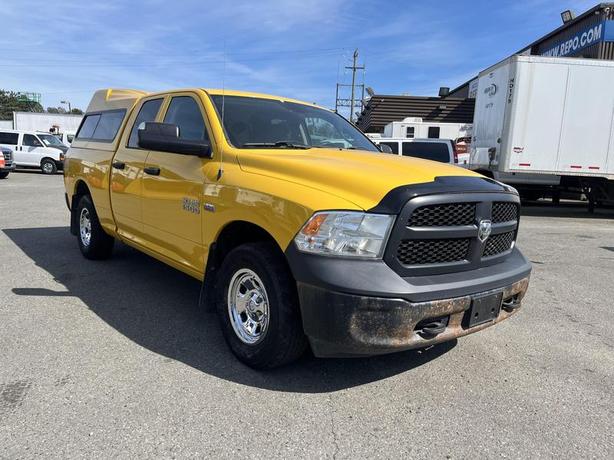 2015 RAM 1500 Tradesman Quad Cab 4WD with canopy and rear bed slide image 7
