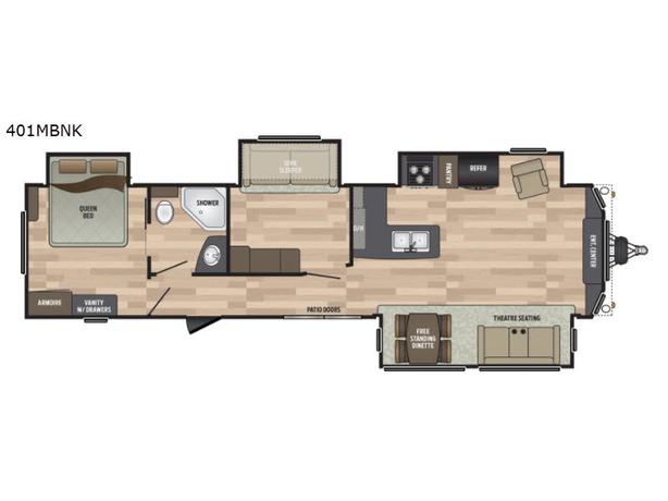 Used 2019 Keystone RV Residence 401MBNK image 4