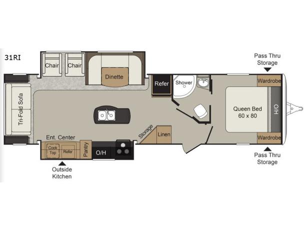 Used 2018 Keystone RV Passport Elite 31RI image 2
