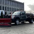 2012 Ford F-550 Regular Cab Dually Diesel  4WD Plow Spreader thumbnail image 5