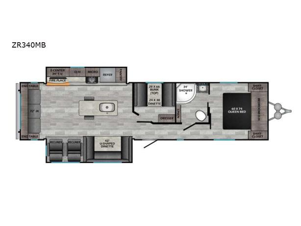 Used 2022 CrossRoads RV Zinger ZR340MB image 1