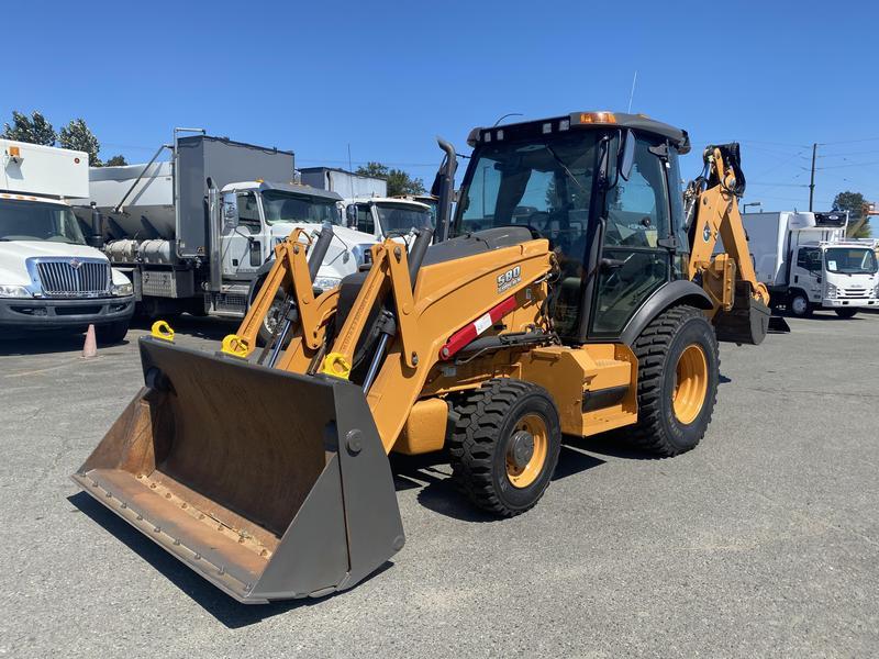 2016 Case 580 Super N Backhoe Front end Loader 4 Wheel Drive Diesel display photo