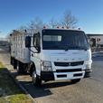 2014 Mitsubishi Fuso FE Flat Deck High Rail with Tommy Power Tailgate Diesel thumbnail image 3