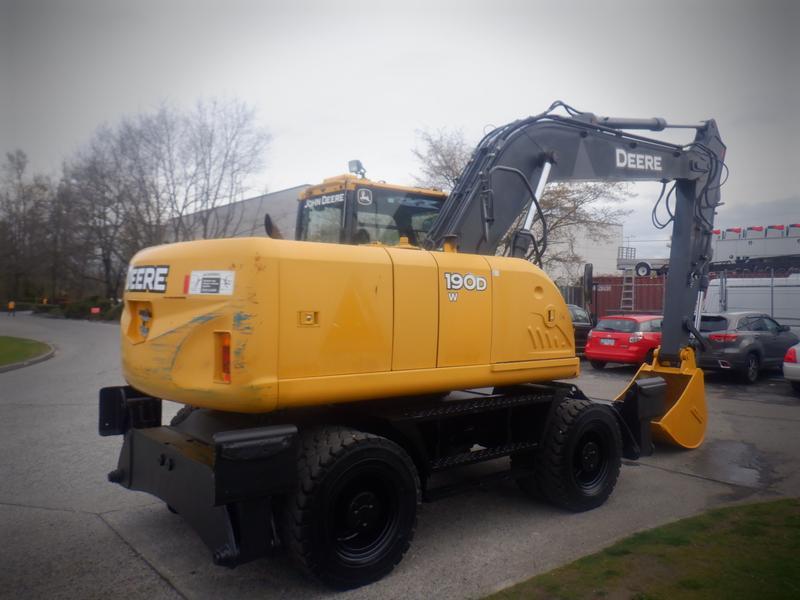 2014 John Deere 190D W Mobile Excavator display photo