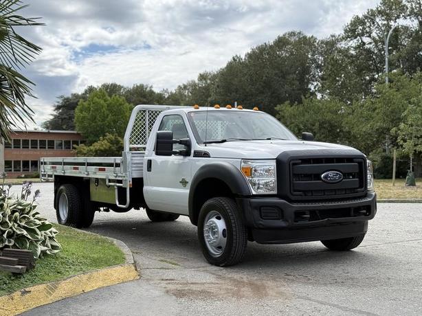 2016 Ford F-550 Regular Cab Dually Diesel 2WD 14-Foot Flatdeck Truck image 1