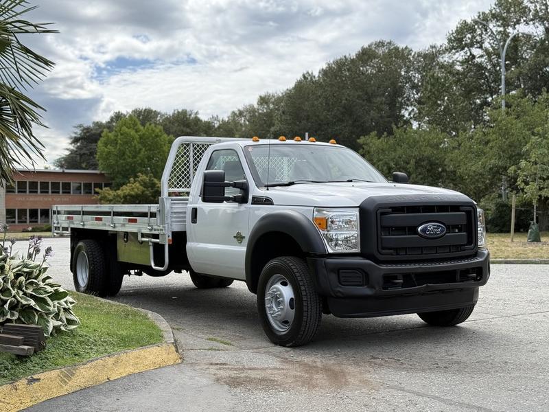 2016 Ford F-550 Regular Cab Dually Diesel 2WD 14-Foot Flatdeck Truck display photo