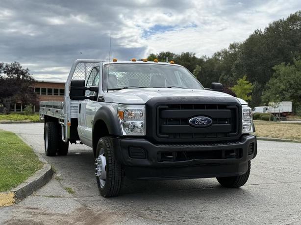 2016 Ford F-550 Regular Cab Dually Diesel 2WD 14-Foot Flatdeck Truck image 2