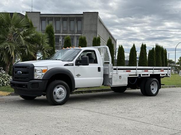 2016 Ford F-550 Regular Cab Dually Diesel 2WD 14-Foot Flatdeck Truck image 5