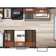 Used 2018 Forest River RV Cherokee Grey Wolf 22MKSE thumbnail image