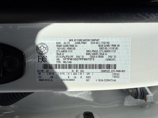 2023 Ford F-150 Lariat SuperCrew 4x4 image 7