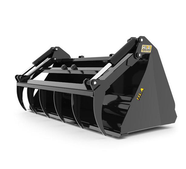 2025 HLA Attachments Standard Skidsteer Bucket & Skidsteer Grapple SB72GRS66 image 1